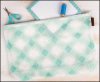 Misty Plaid Large Project Bag