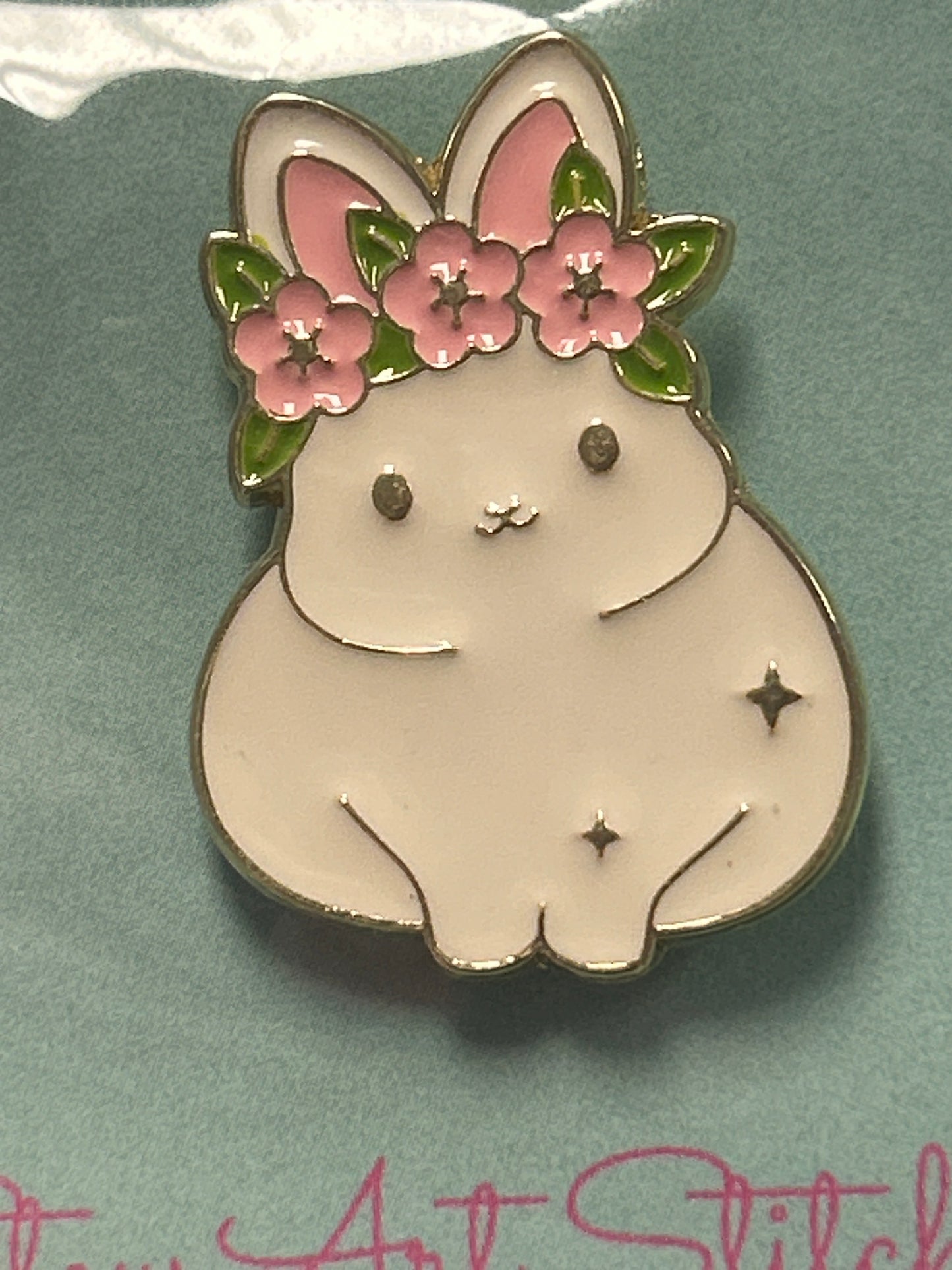 Floral Bunny Needle Minder
