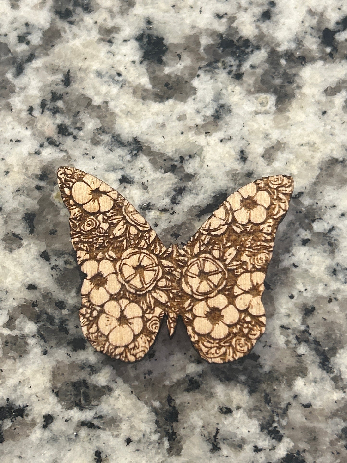 Butterfly Wooden Needle Minder