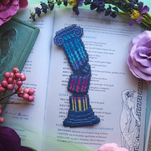 TRUNK SHOW Greek Pillar Bookmark