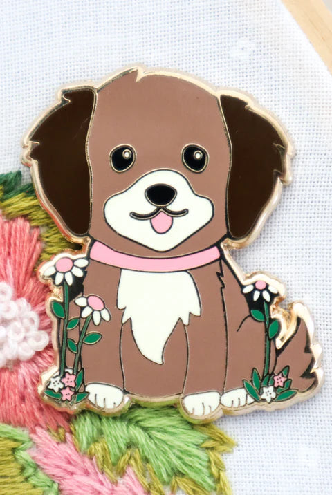 TRUNK SHOW Daisy Puppy Needle Minder