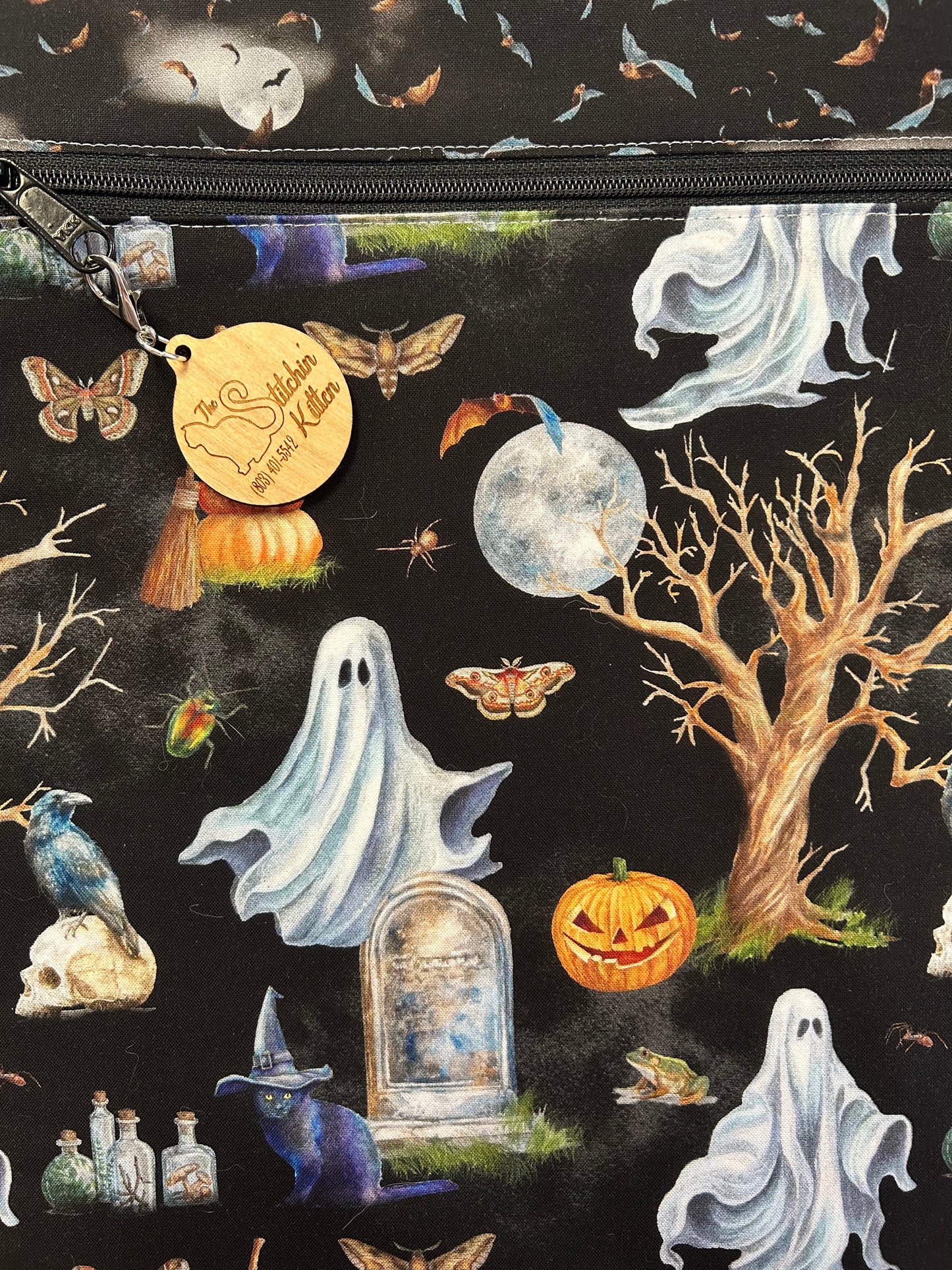 Ghostly Graveyard Project Bag
