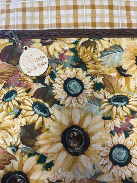 Sunflowers Small Project Bag