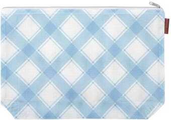 Bluebell Plaid Mini Project Bag