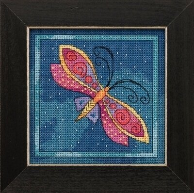 Dragonfly Capri Buttons and Beads Kit by Mill Hill