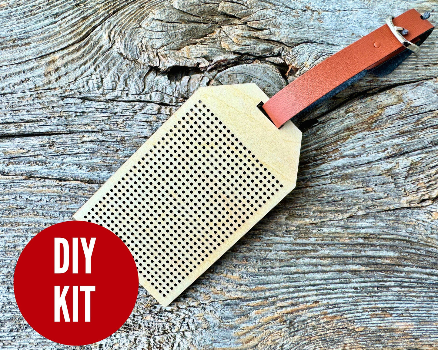 Design-your-own luggage tag kit