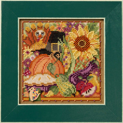 Fall Collage Buttons and Beads Kit