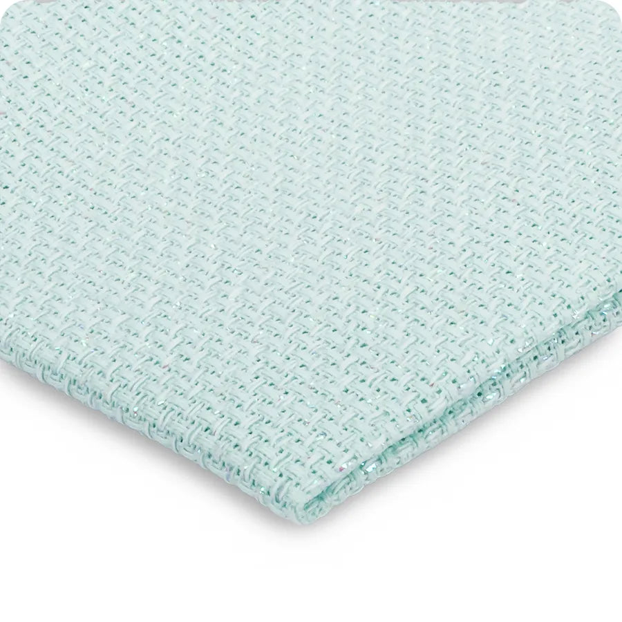 14 Count Opalescent Minty Green Aida
