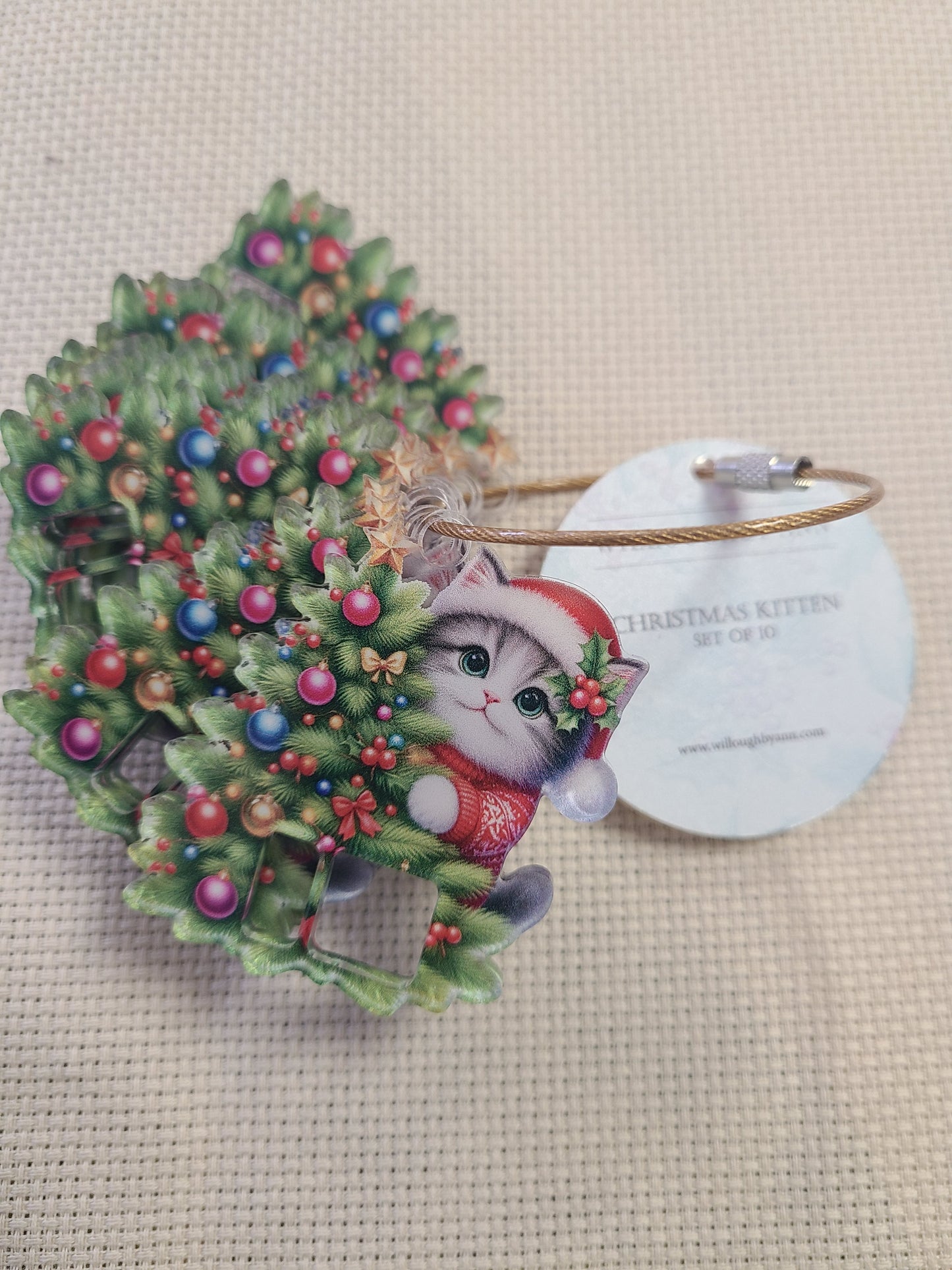 Christmas Kitten Sooz Drops