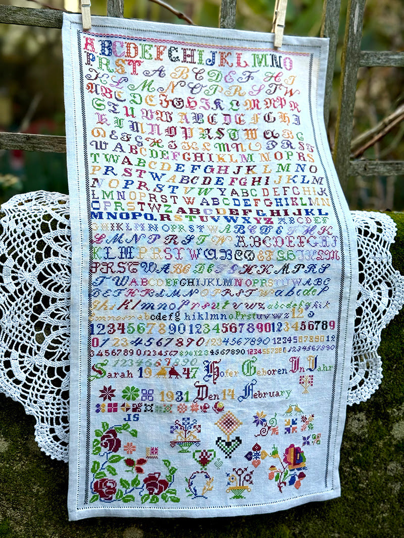 Sarah Hofer 1947 - A Hutterite Sampler Reproduction