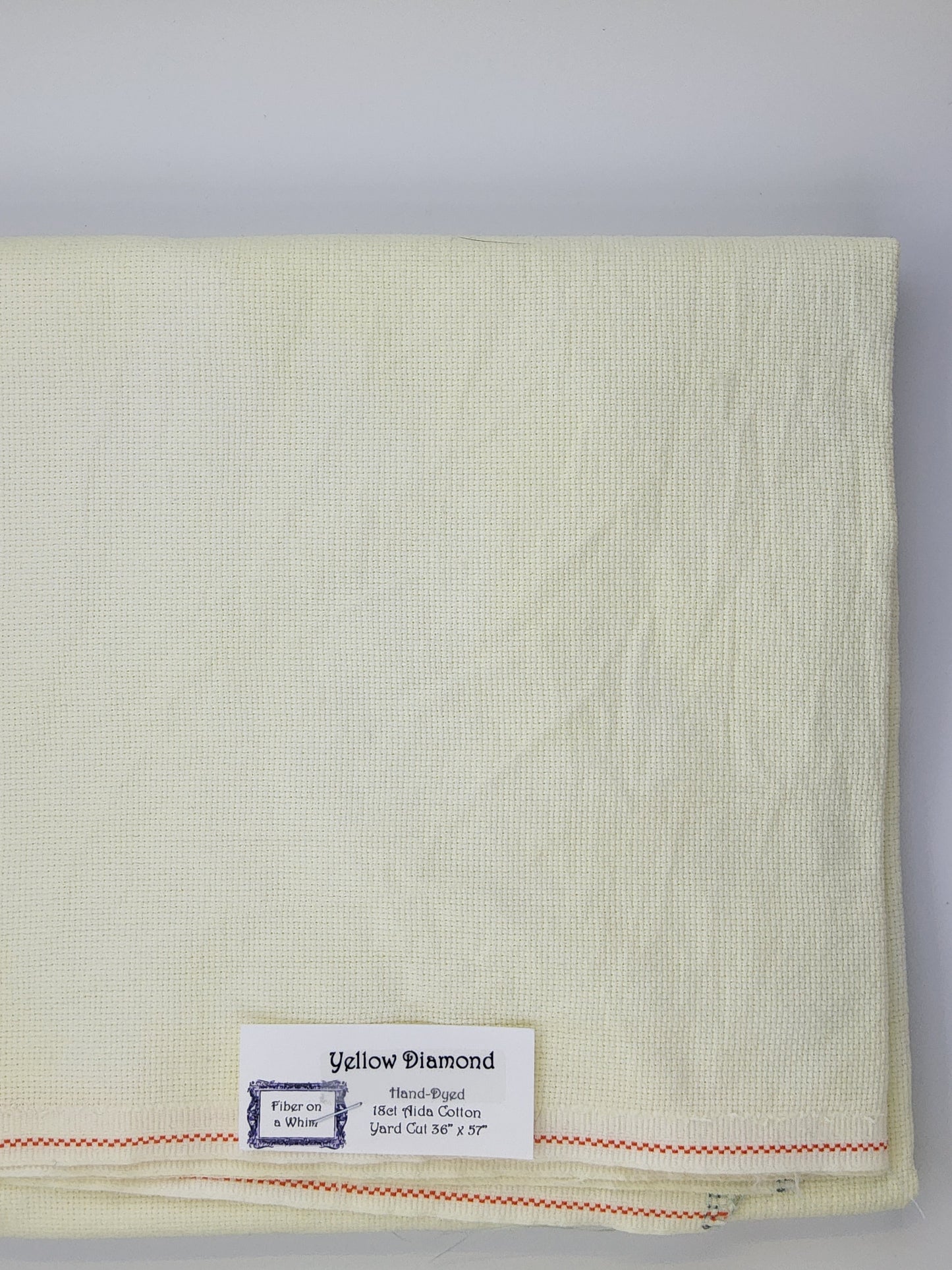 32 Count Yellow Diamond Linen
