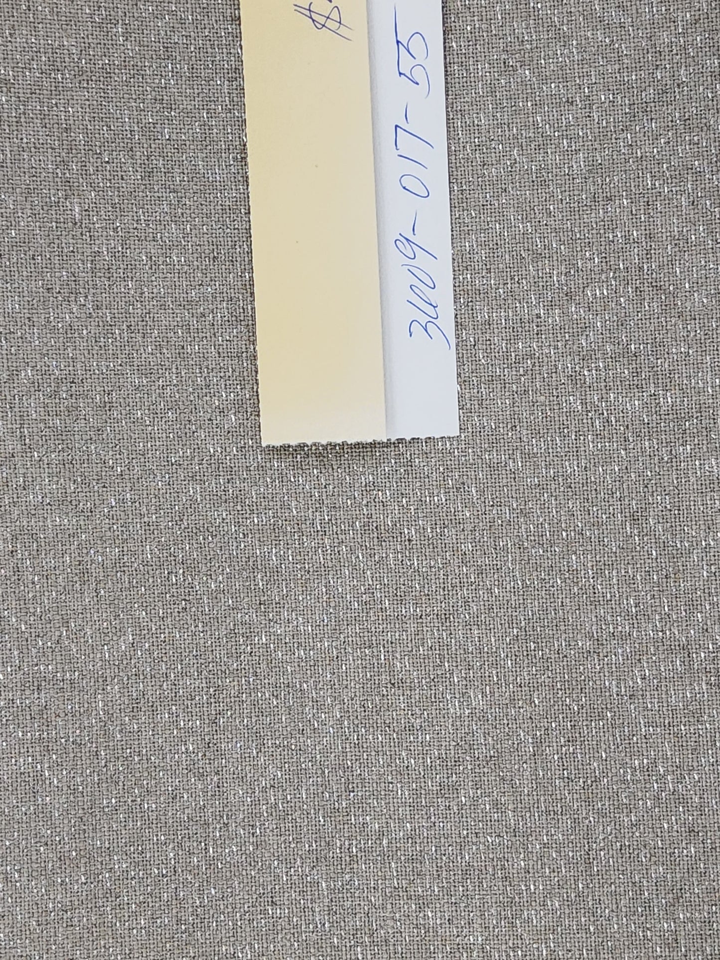 32 Count Silver Raw Linen