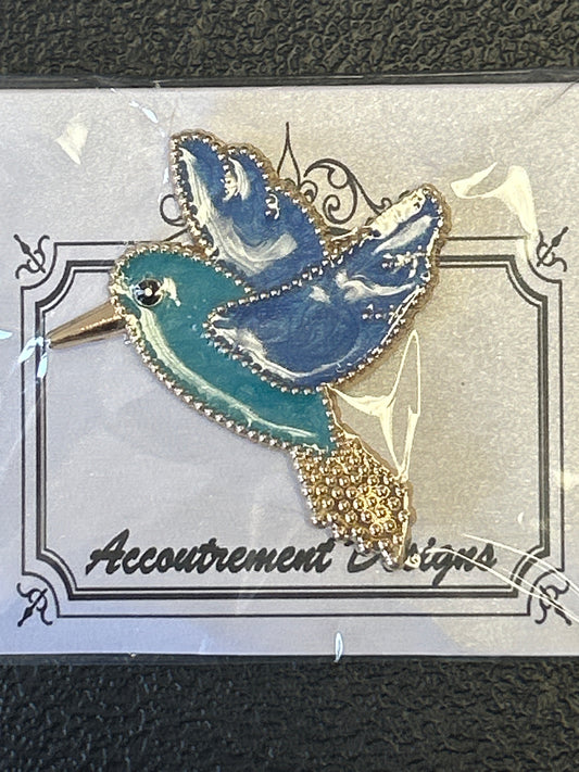 Blue Hummingbird Needle Minder