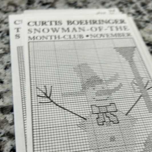 Snowman of the Month Club - November