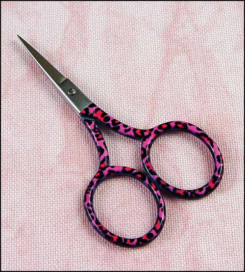 Pink Leopard Scissors