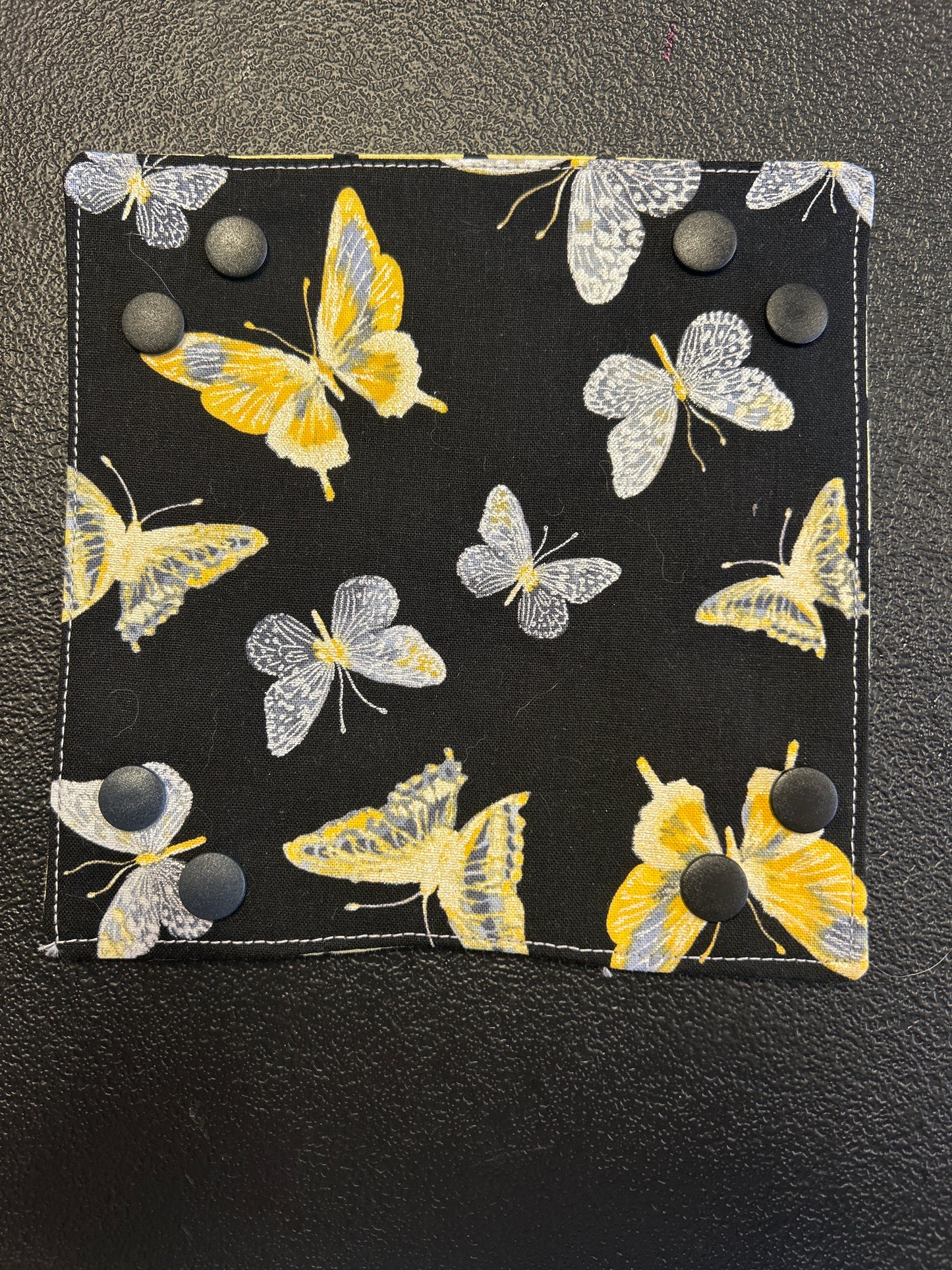 Golden Butterflies Snap Tray
