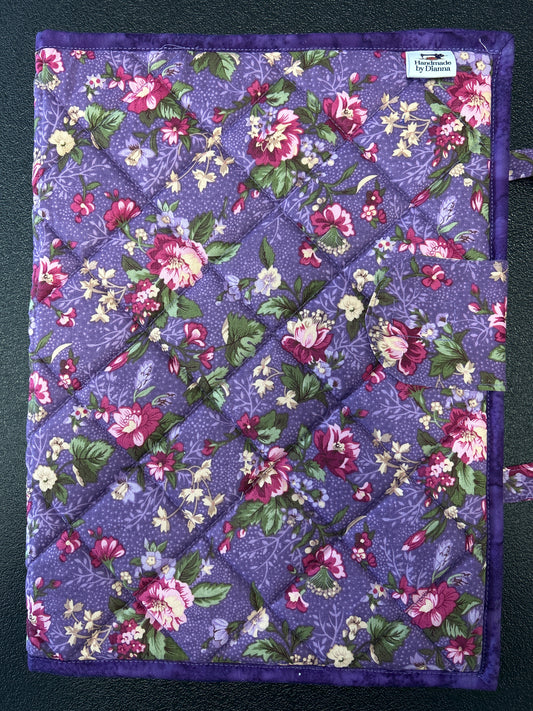 Purple Floral Project Folder