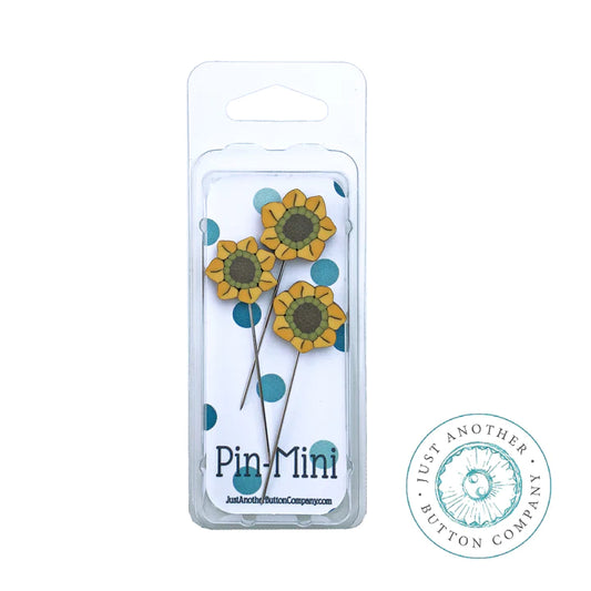 Three Sunflowers Mini Pins