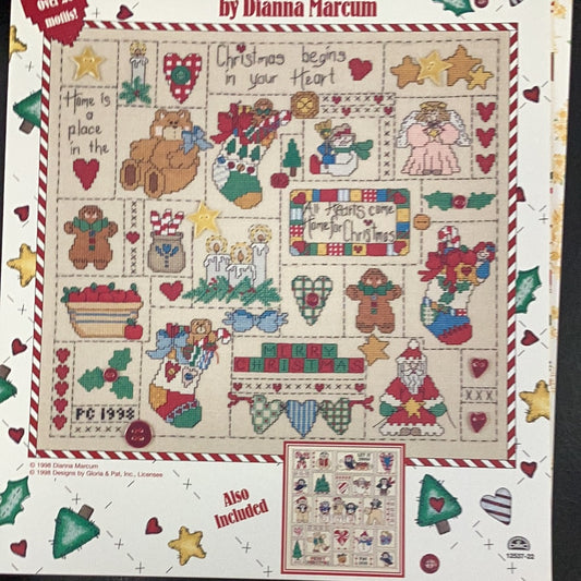 Christmas In Your Heart Folk Art Sampler