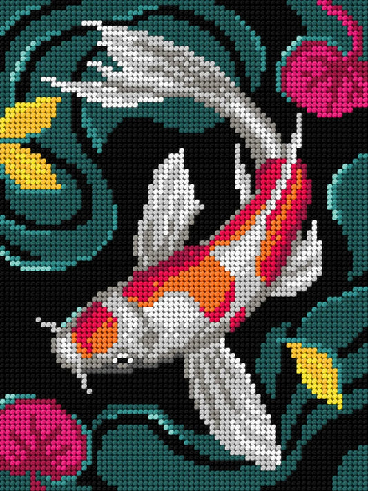 Koi Carp Needlepoint Canvas