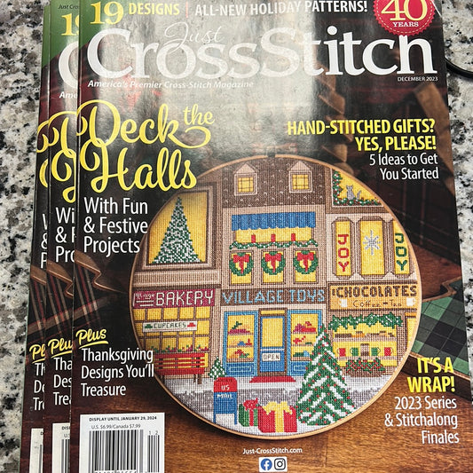 2023 Just Cross Stitch Nov/Dec Magazine