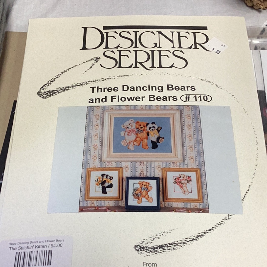 Three Dancing Bears and Flower Bears