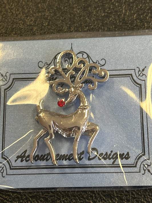 Silver Deer Needle Minder