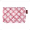 Berry Plaid Mini Project Bag