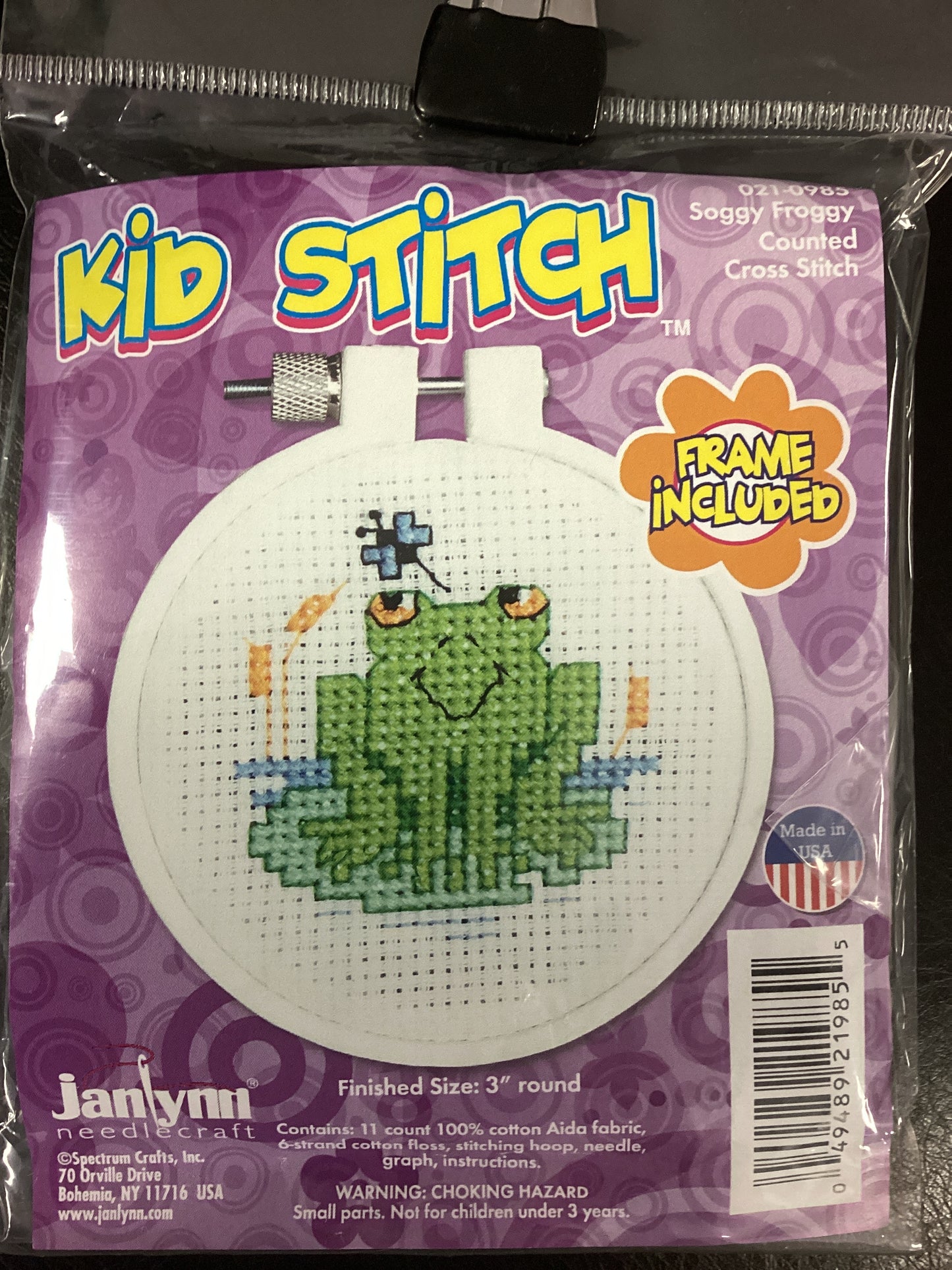 Froggy Kid Stitch Kit