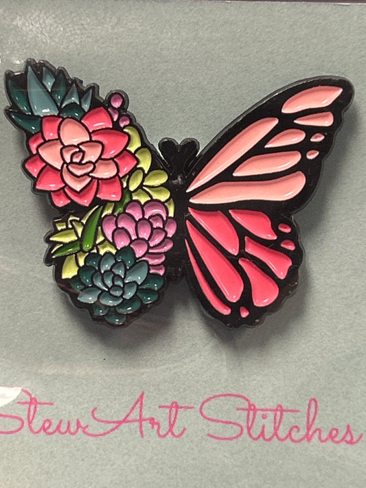 Floral Butterfly Needle Minder