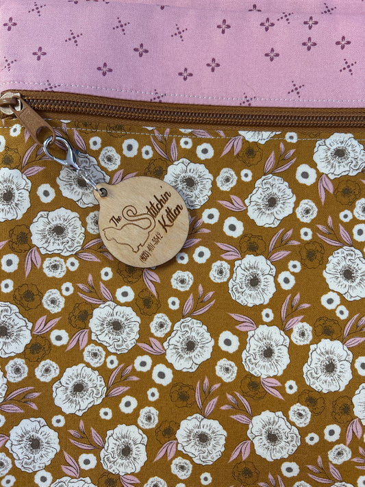 White Poppies Project Bag