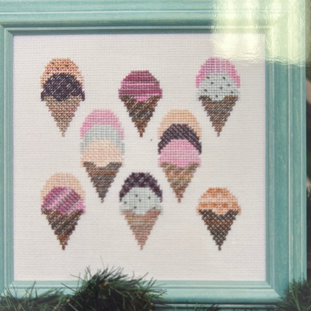 Watercolour Ice Cream Cones