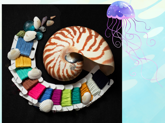 Spellbound Stitches: Under the Sea Cosmo Floss Pack