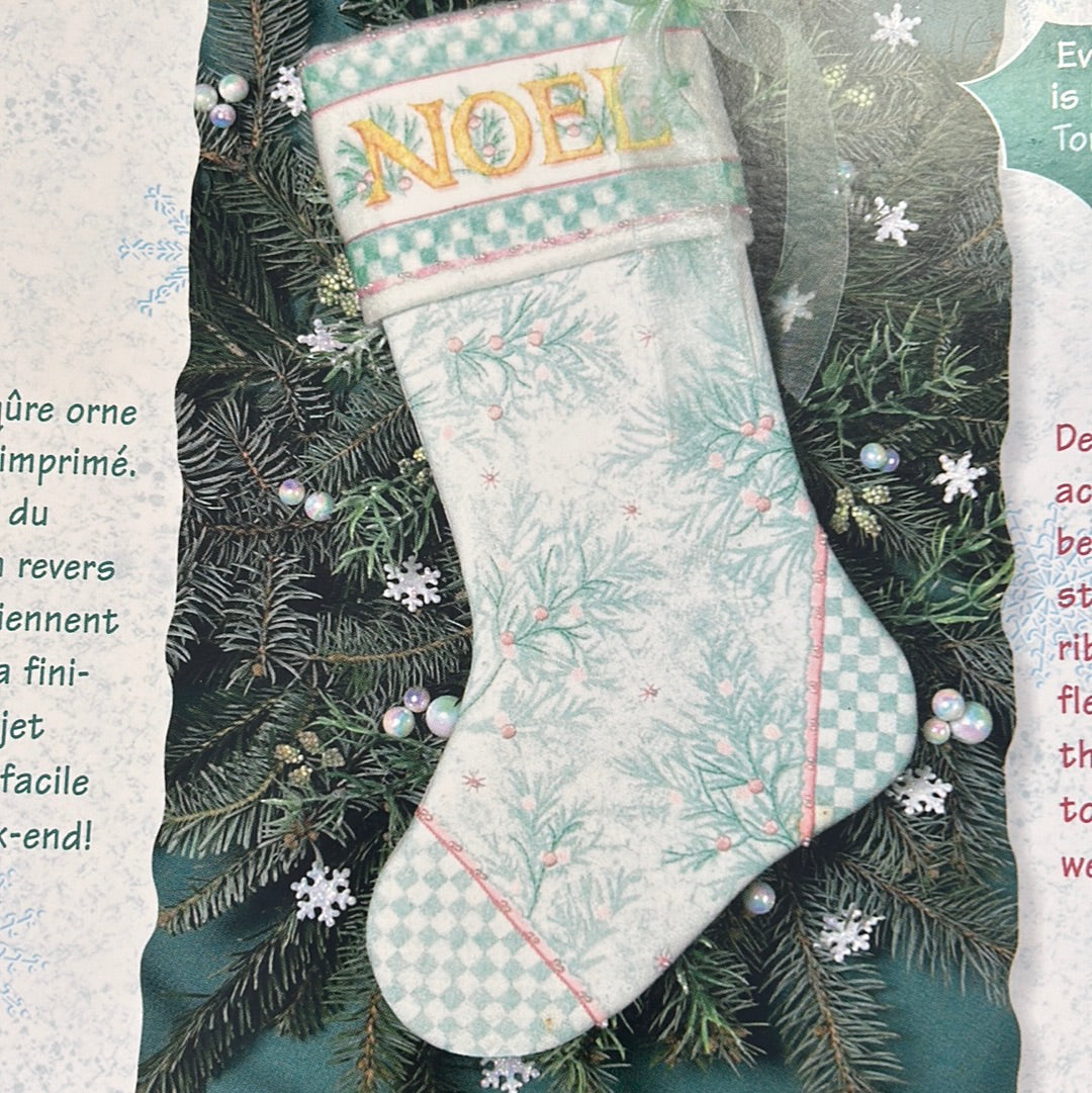 Noel Stocking EMBROIDERY Kit