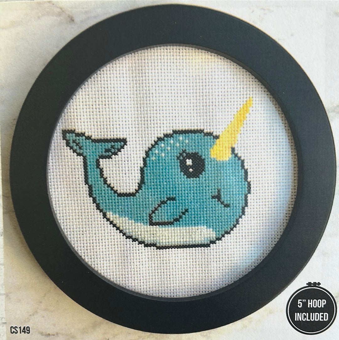 Narwhal Cross Stitch Kit