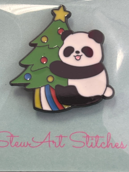 Christmas Panda Needle Minder