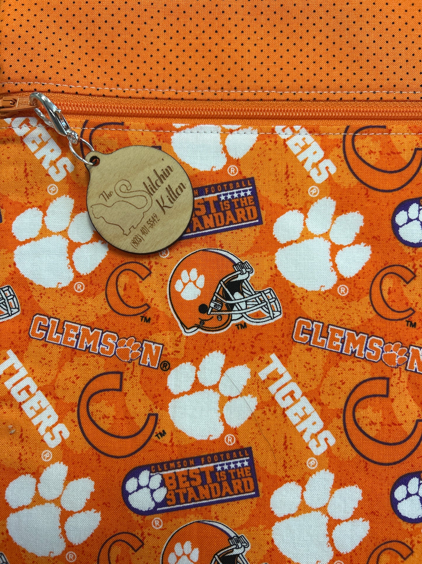 Clemson Small Project Bag
