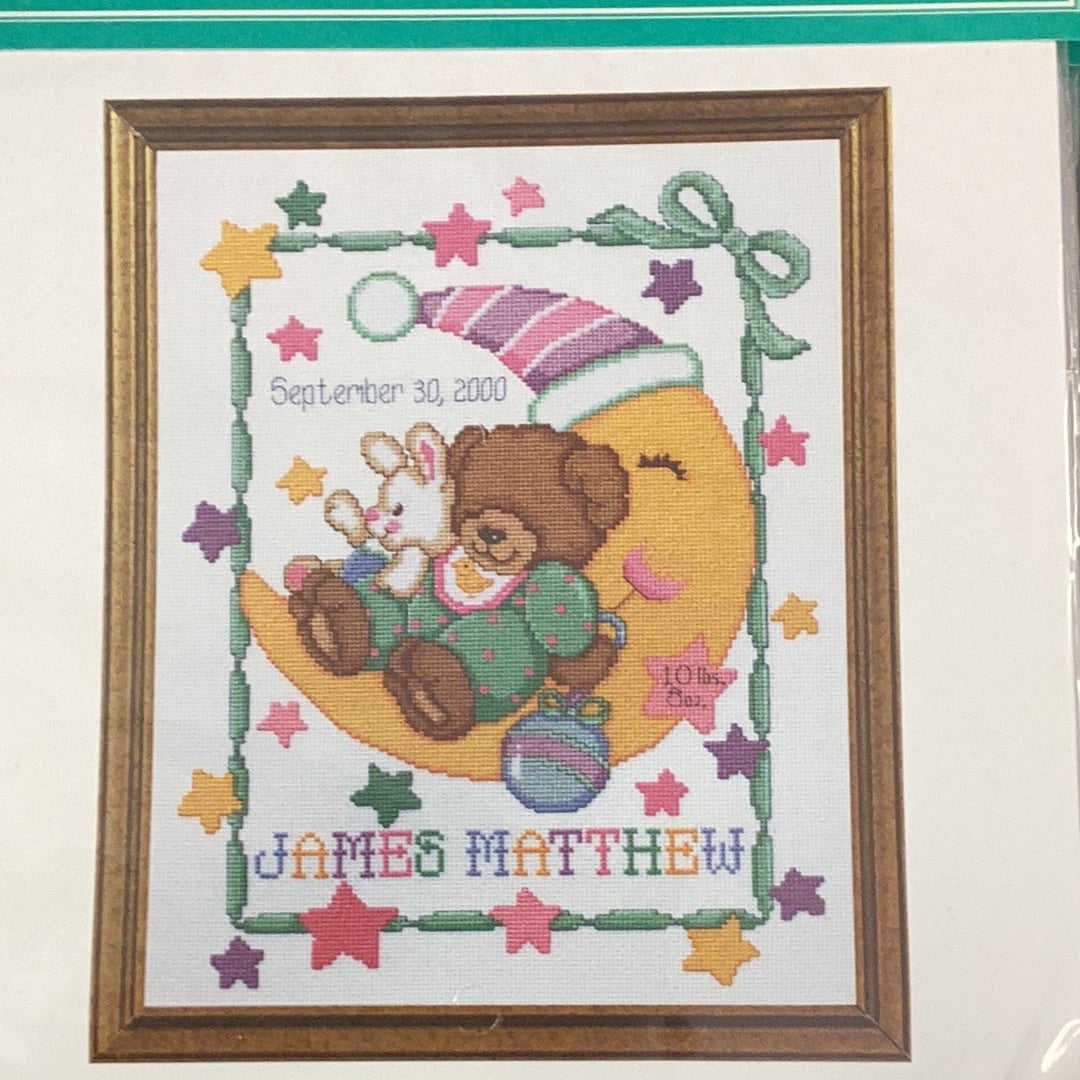 Sleepytime Friends Birth Announcement