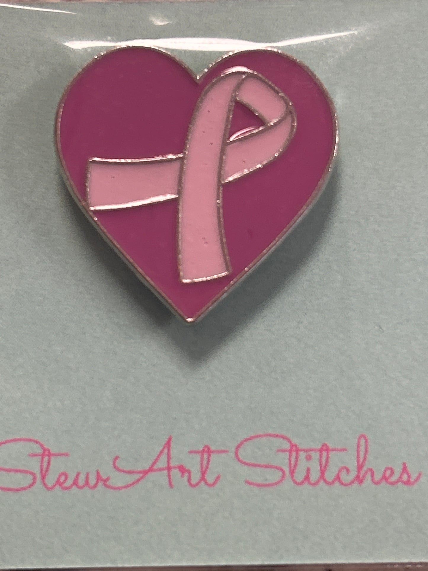 Pink Ribbon Needle Minder