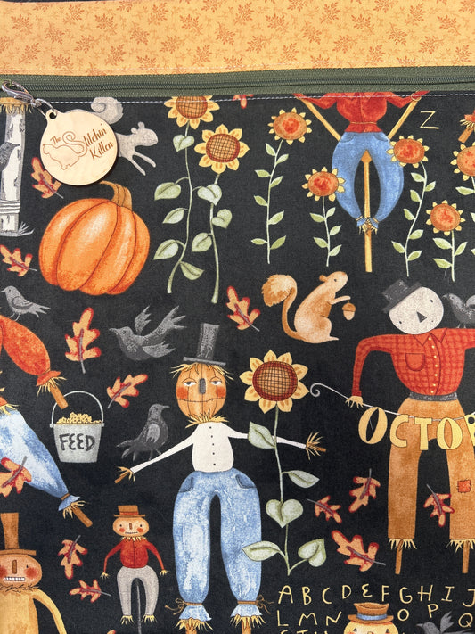 Teresa Kogut Scarecrows Large Project Bag
