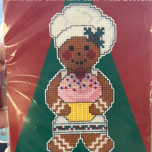 Gingerbread Baker Ornament Kit