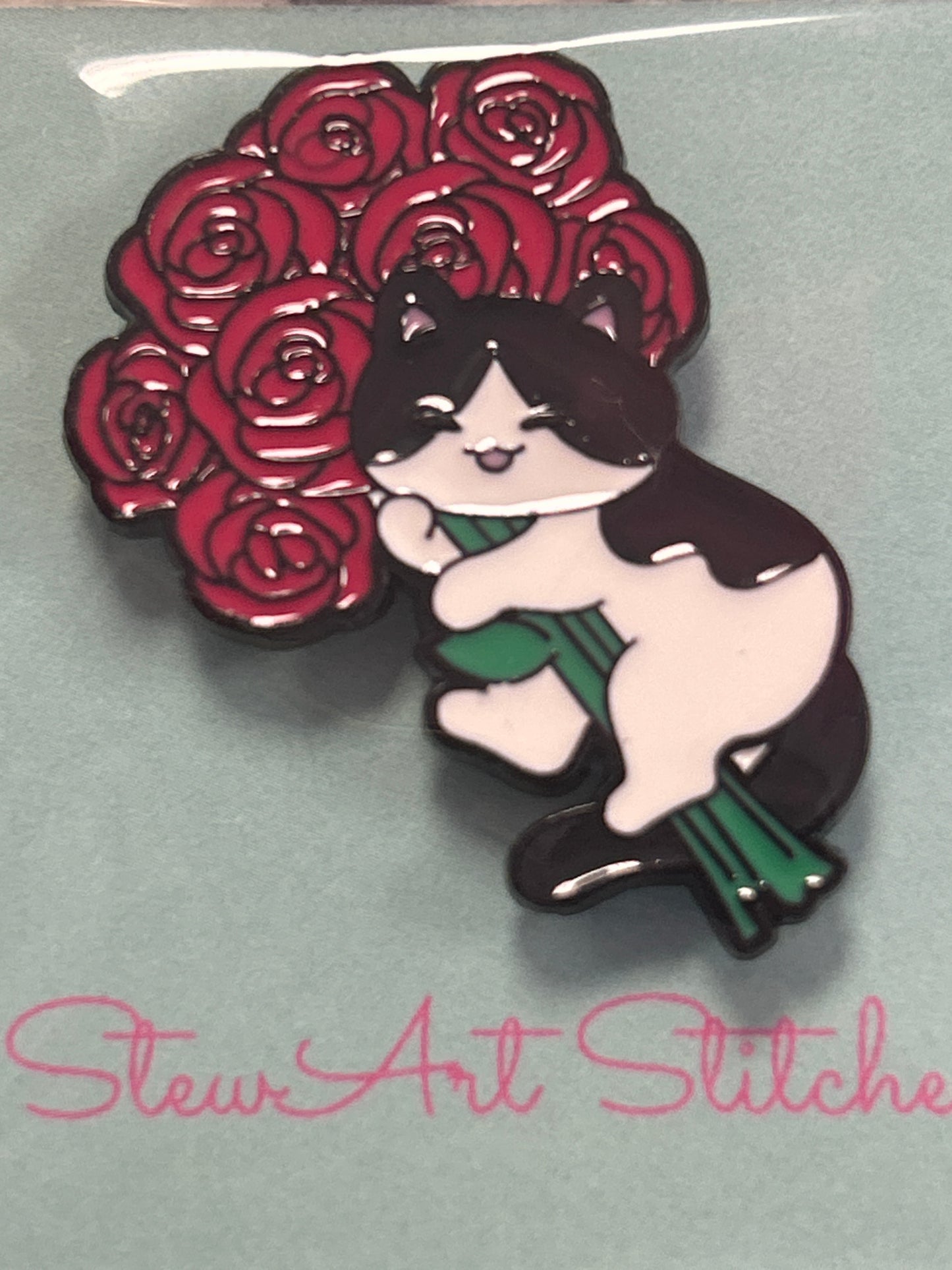 Rose Cat Needle Minder