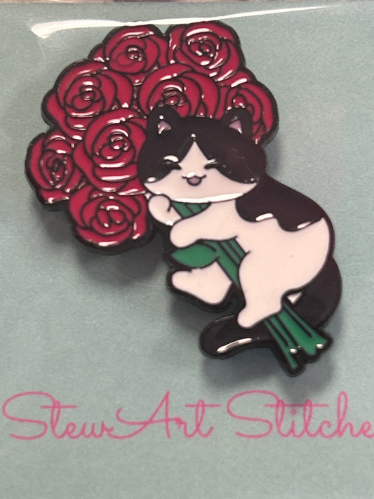 Rose Cat Needle Minder