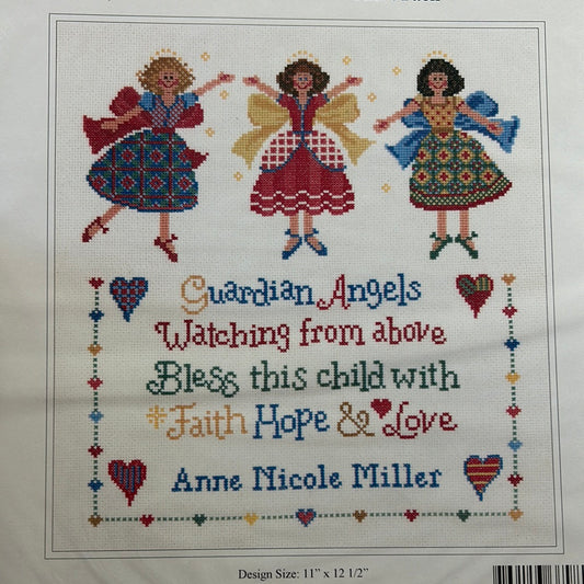 Guardian Angels Birth Sampler