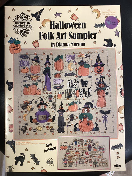 Halloween Folk Art Sampler