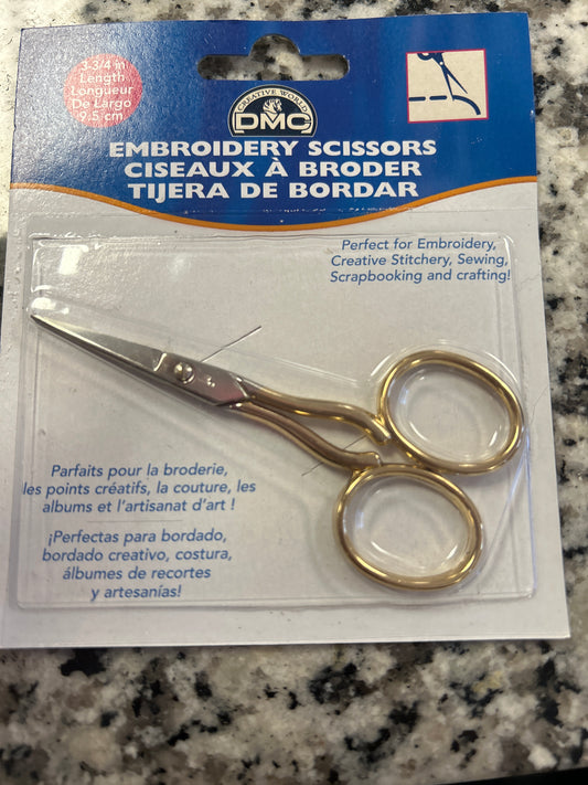 Gold Peacock Embroidery Scissors