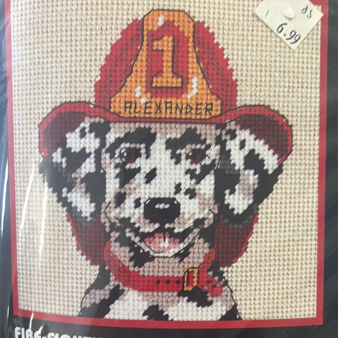 Fire-Fighting Friend NEEDLEPOINT Kit