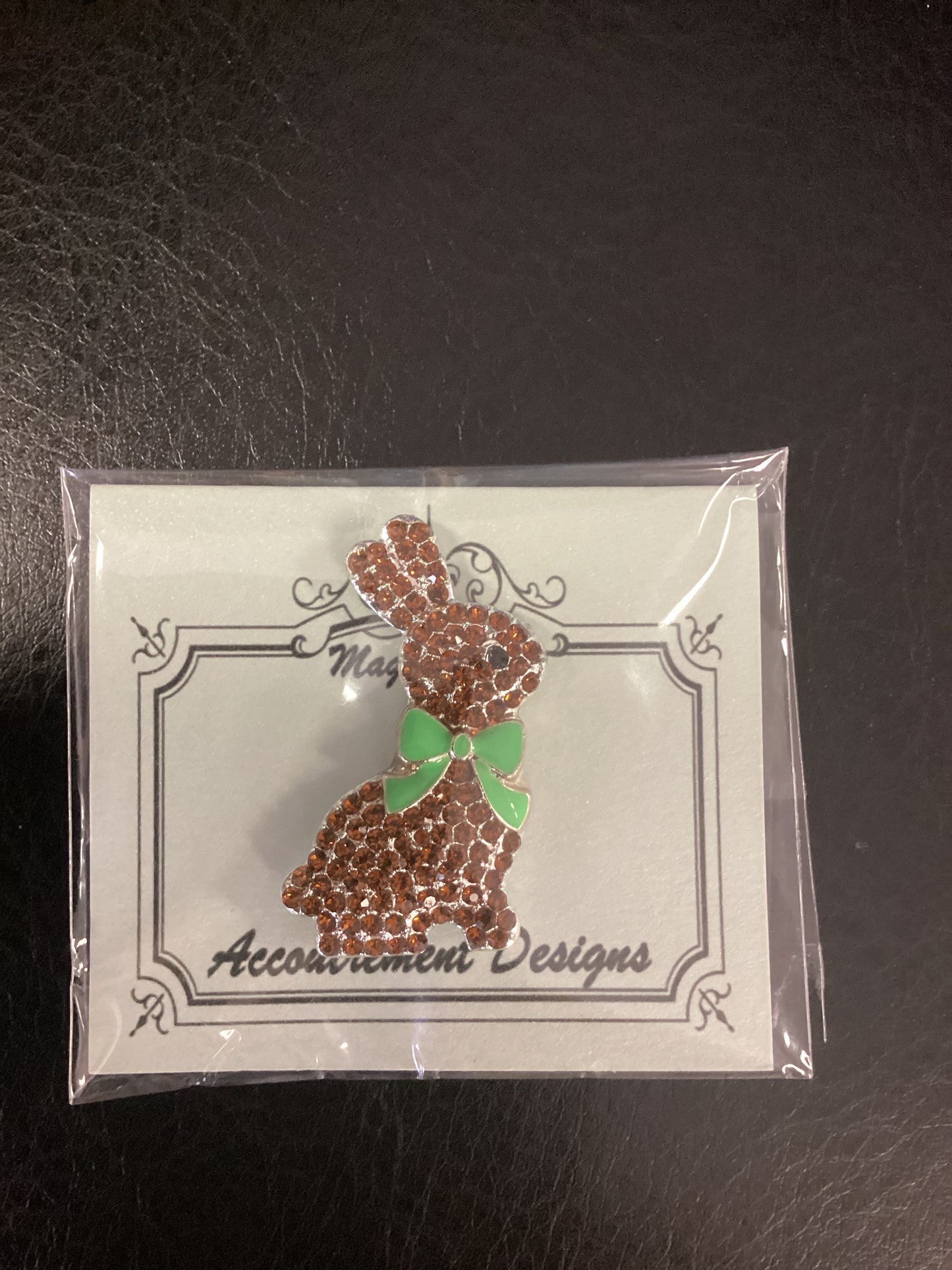 Chocolate Bunny Needle Minder