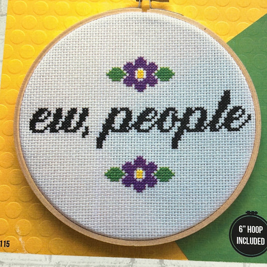 Ew, People Cross Stitch Kit