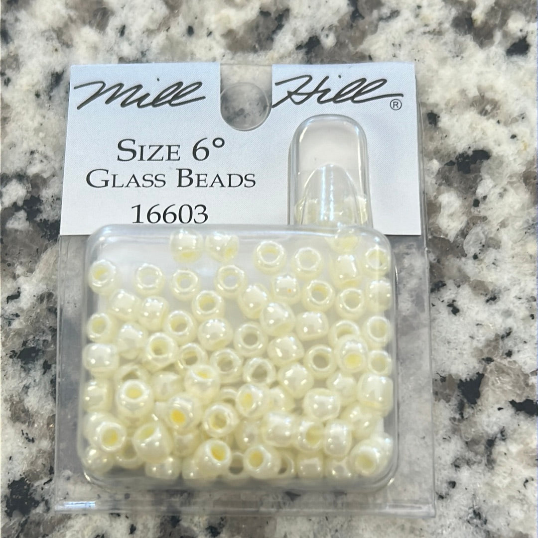 Size 6 Glass Beads 16603